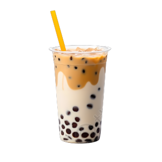 可商用珍珠奶茶PNG插画