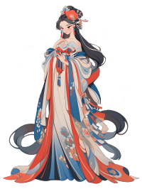中国敦煌女神商业设计图形素材