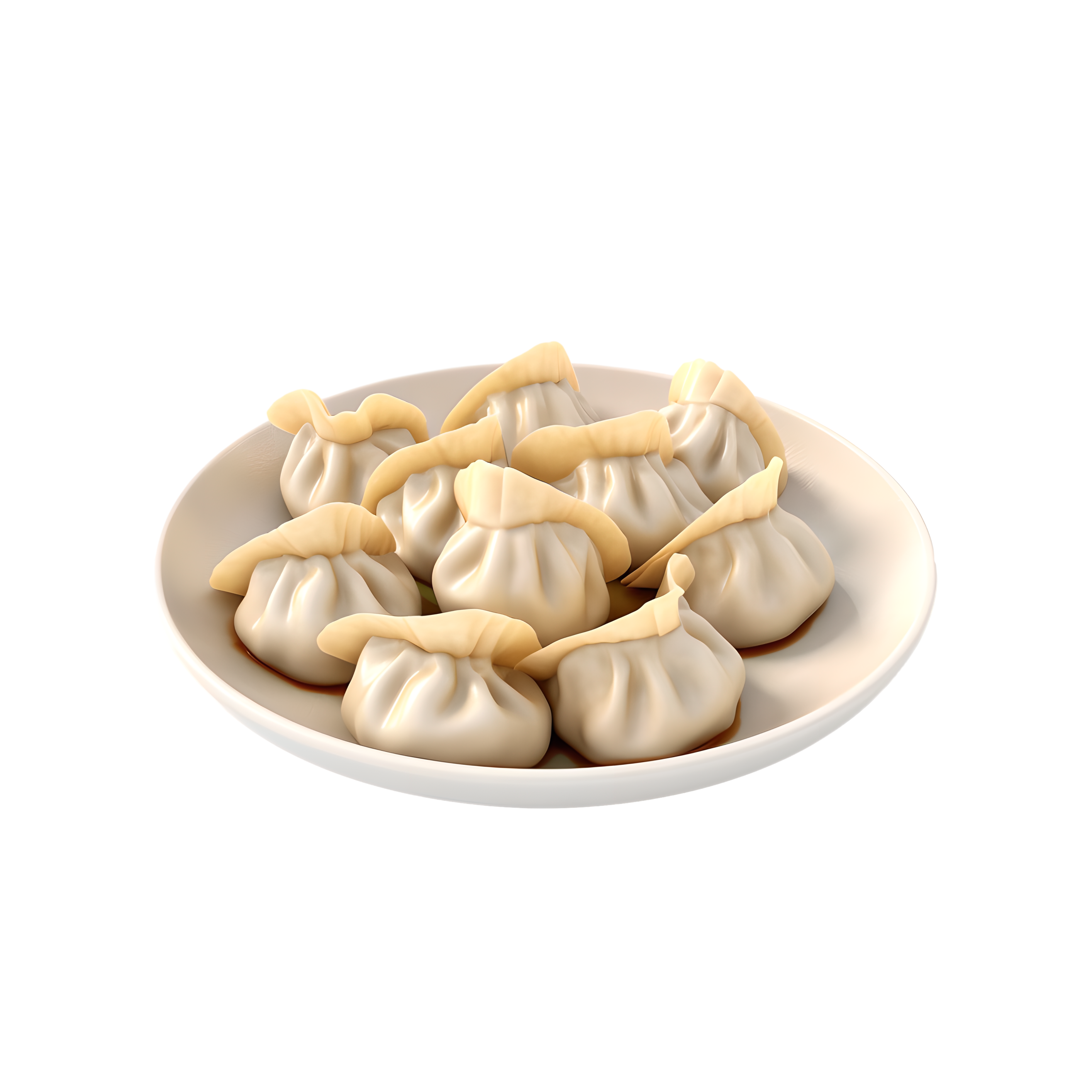 美味食品设计中国饺子素材