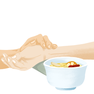 中医养生把脉素材