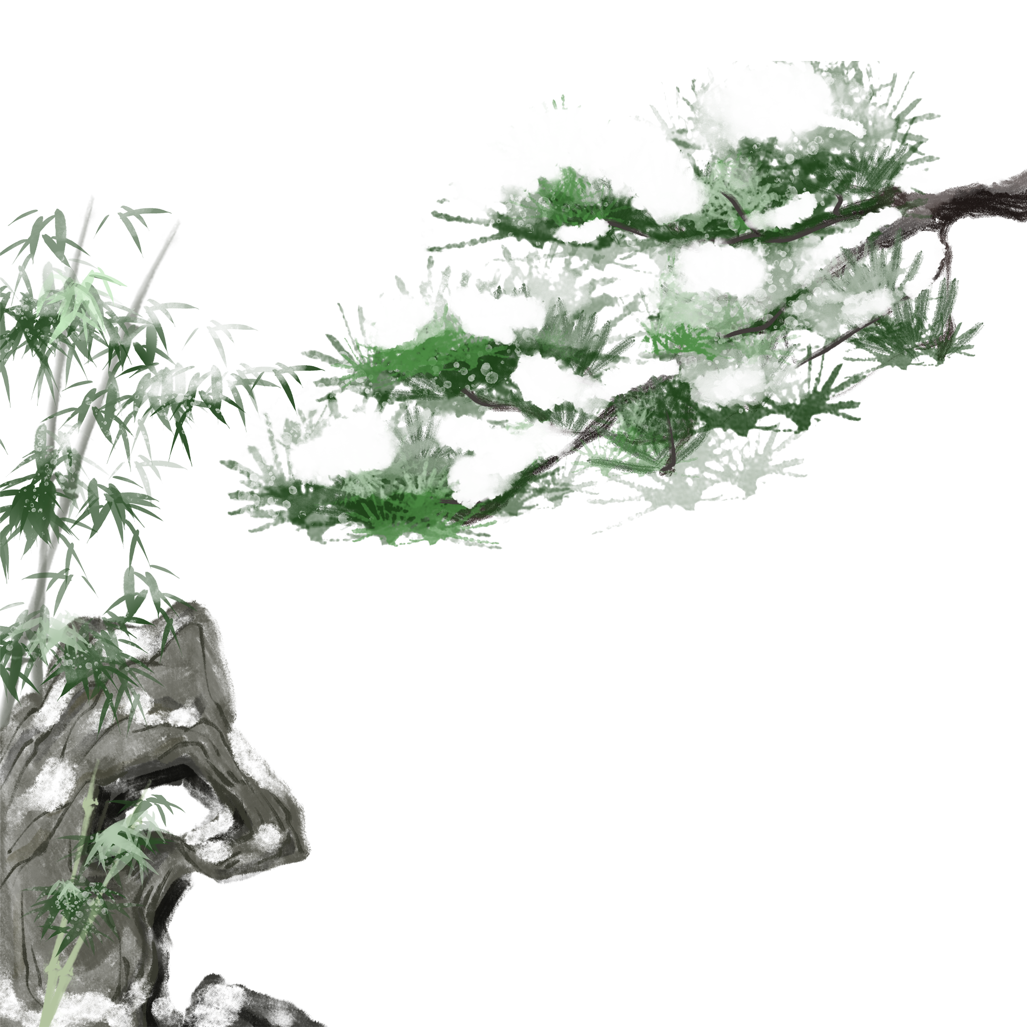 大雪素材视频如何画