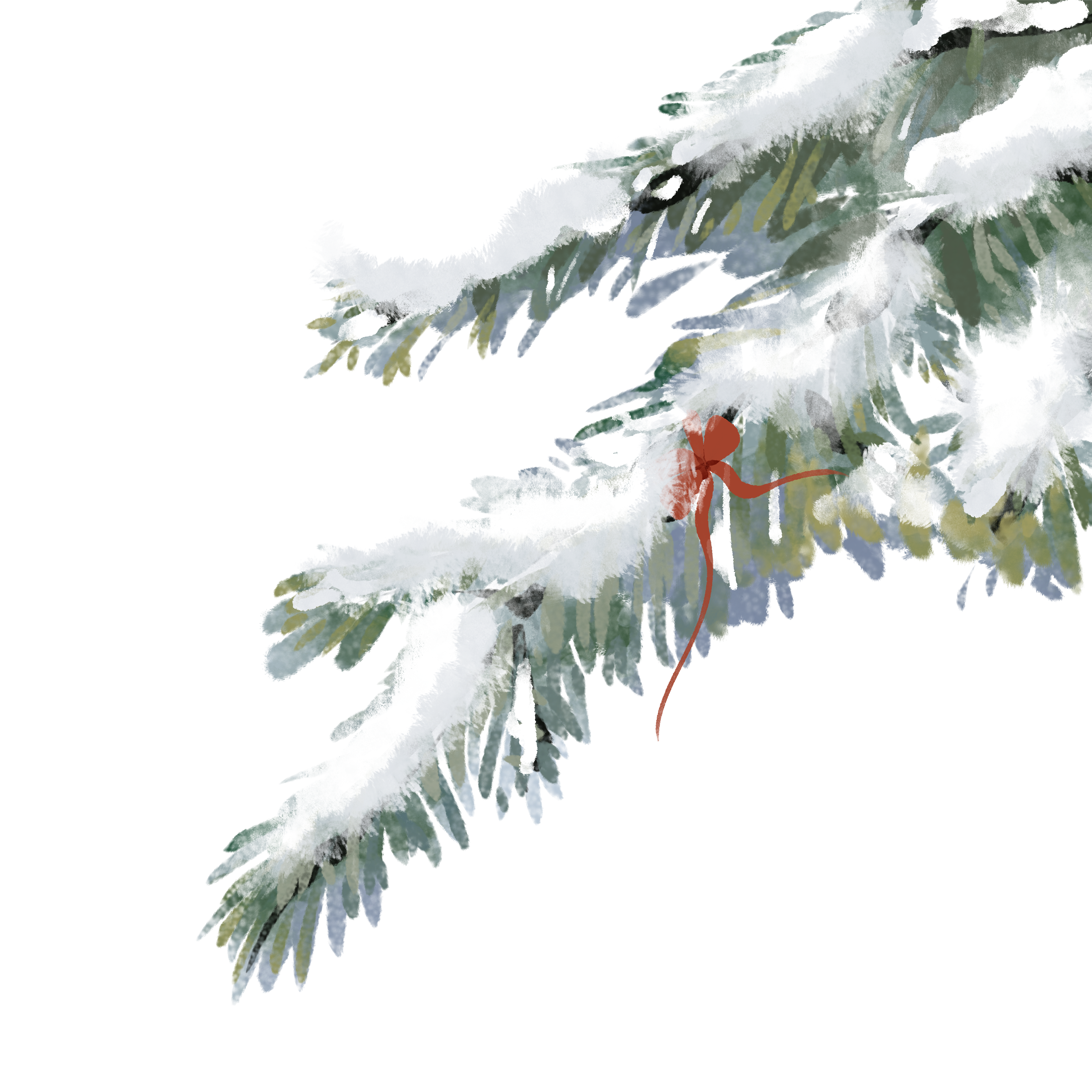 大雪绘画作品怎么画