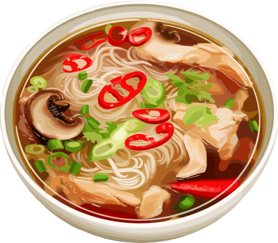 精美的鸡汤面插图
