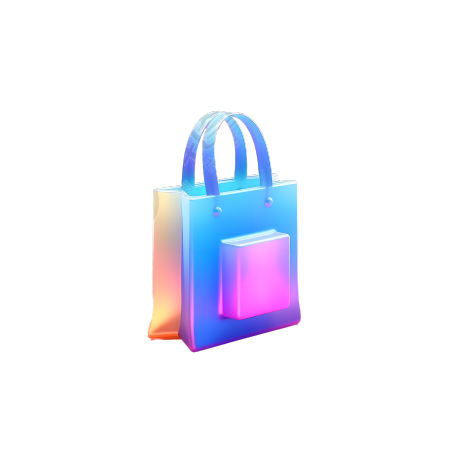 3D手提包透明背景素材