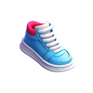 板鞋3D透明背景高清图形素材