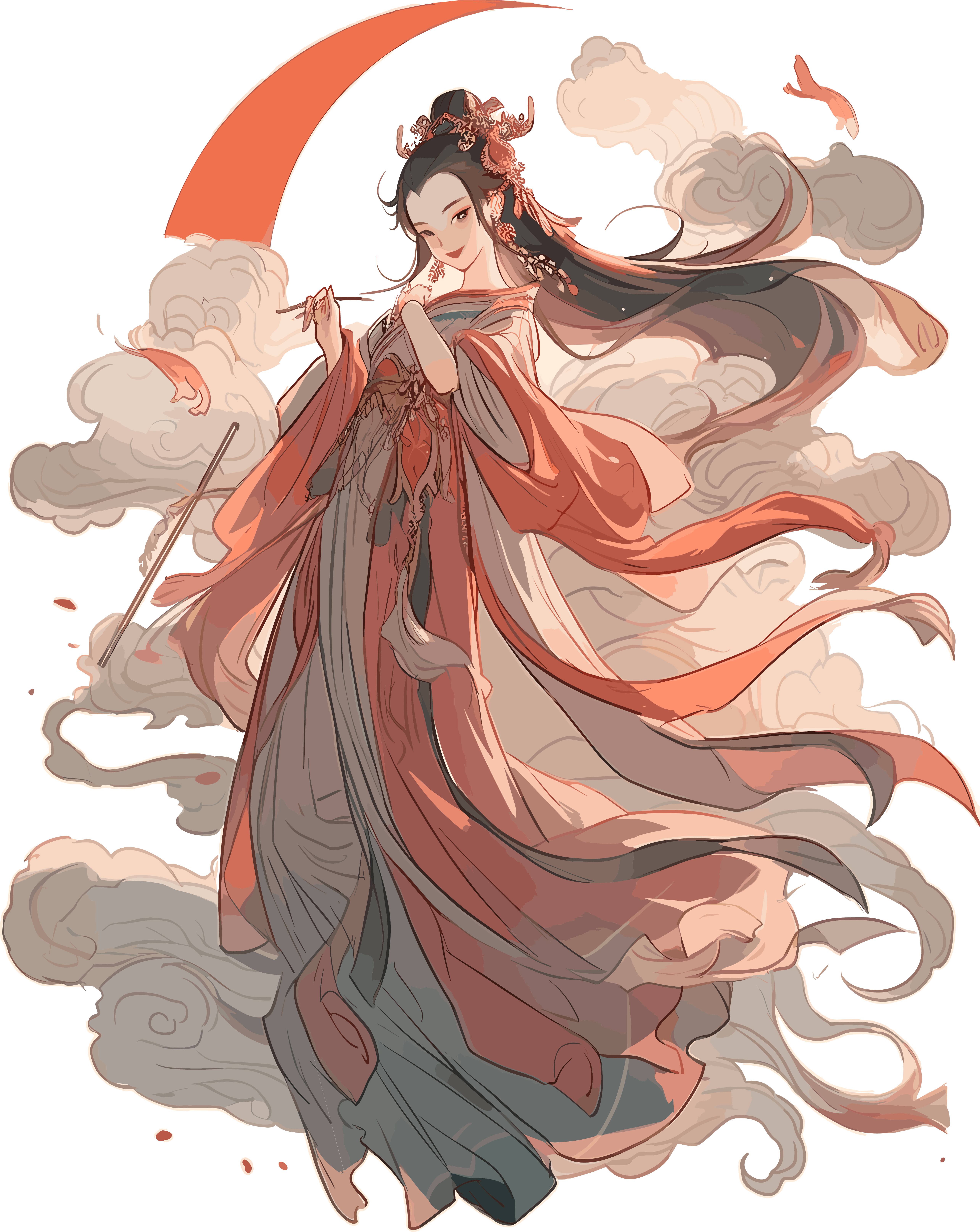 敦煌女神的华美惊艳插图素材
