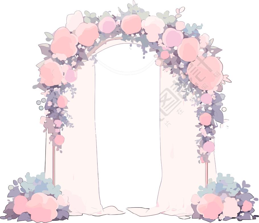 婚礼拱门豪华婚礼创意素材