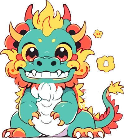 中国龙卡通图片素材