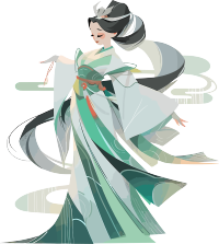 仙女大长腿插画素材
