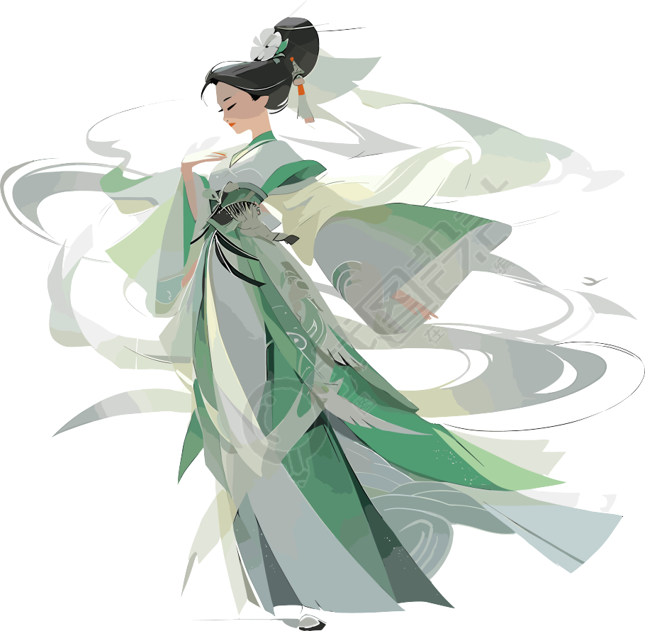 仙女中式梦幻插画