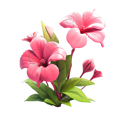 3D花卉可商用素材