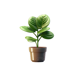 植物3D模型PNG图形素材
