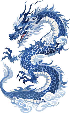 中国龙透明背景图形素材