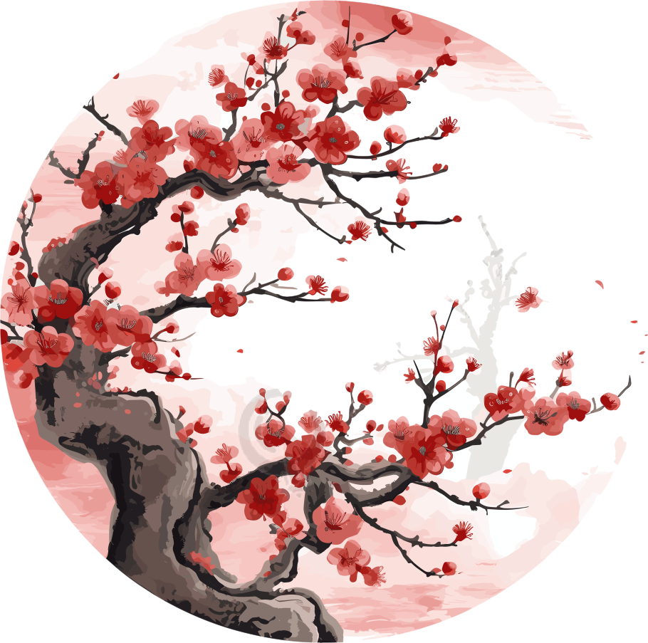 中国风梅花插画计划