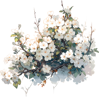 粉红梅花图案设计