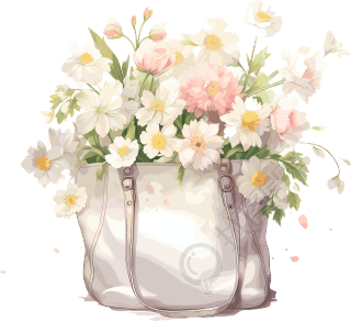 精美丝花包商业素材