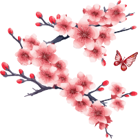 中国风梅花插画素材计划