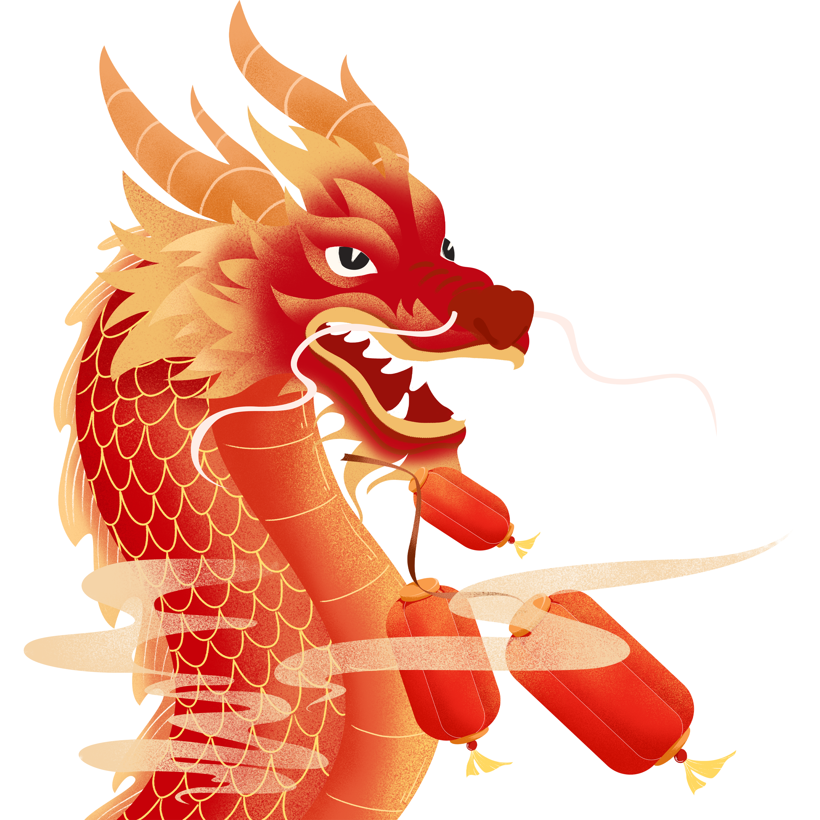 元旦插画图片制作方法