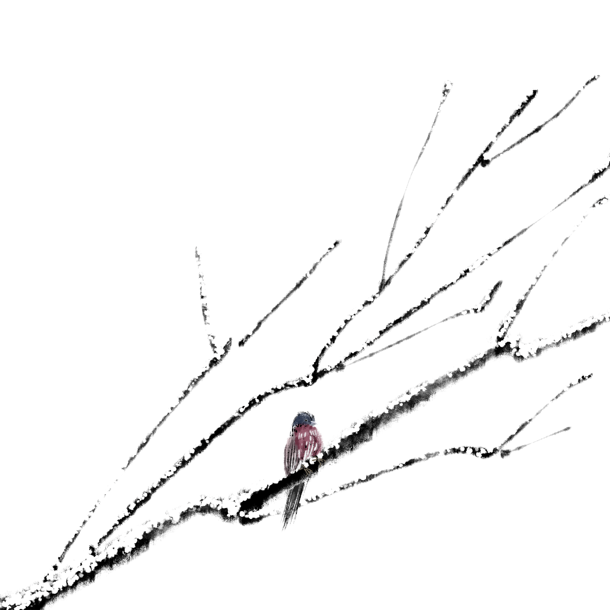 小寒插画图片如何制作