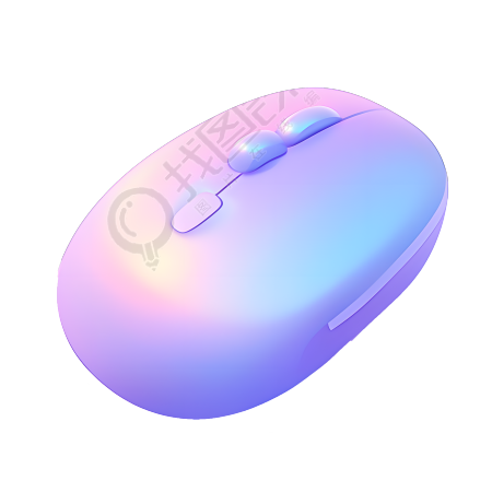 3D鼠标卡通精美插画设计