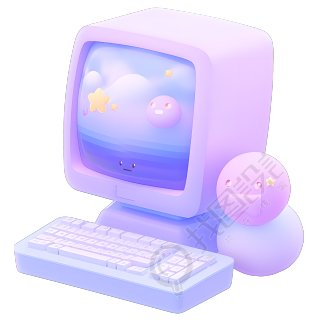 3D电脑图标可商用插画设计