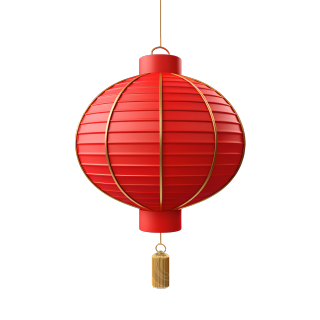 红灯笼精美中式插图