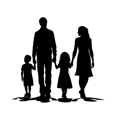 人物剪影PNG素材