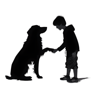 人物剪影创意设计元素