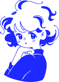 卡通女孩可商用插画