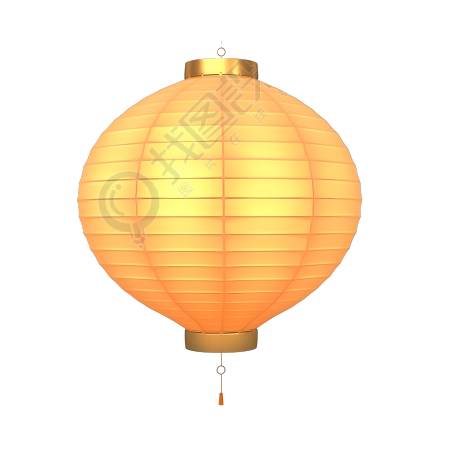 中式灯笼简约插画