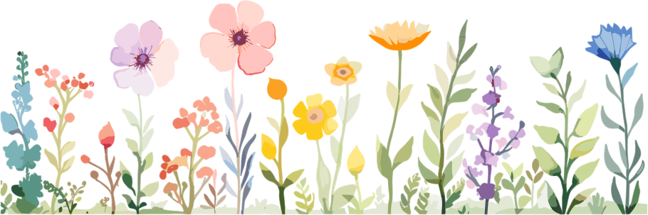 植物花边插画设计素材