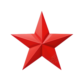 五角星高清PNG透明素材