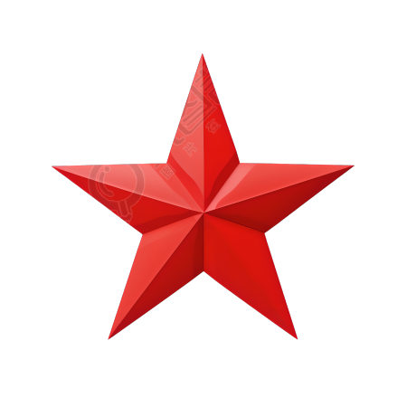 五角星高清PNG透明素材