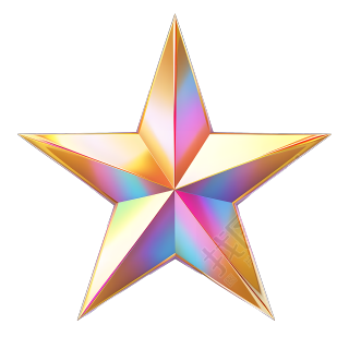 五角星PNG矢量素材