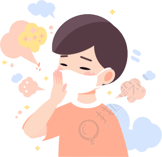 生病男孩高清图形素材