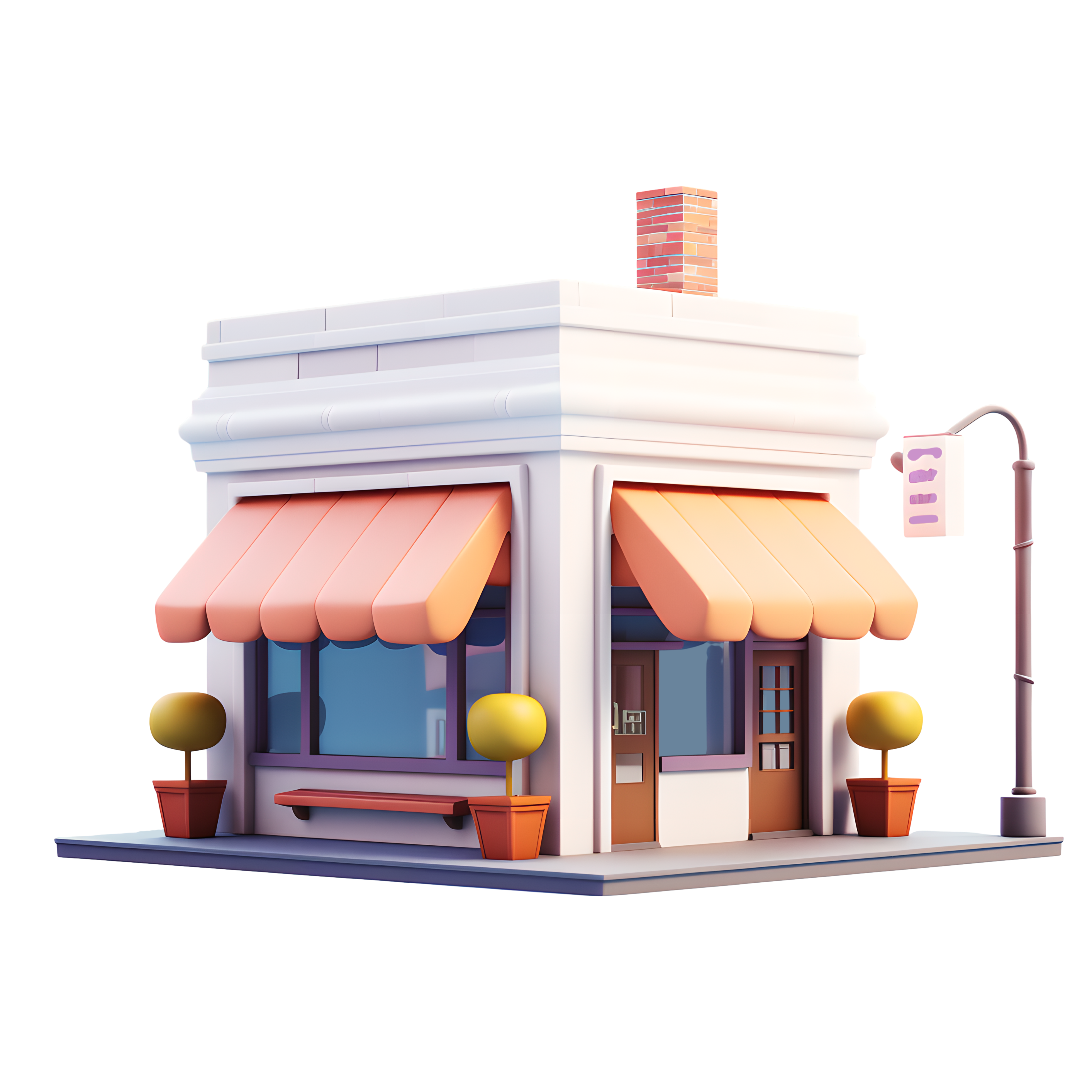 3D购物小店高清图形素材