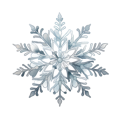雪花简洁设计元素