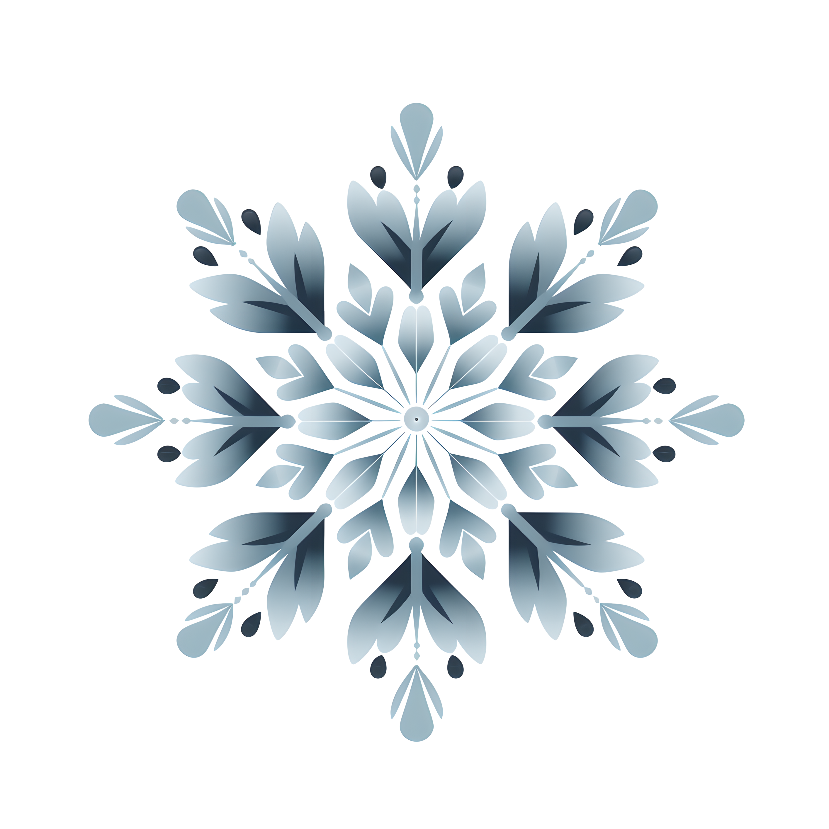 雪花灰调柔和插图