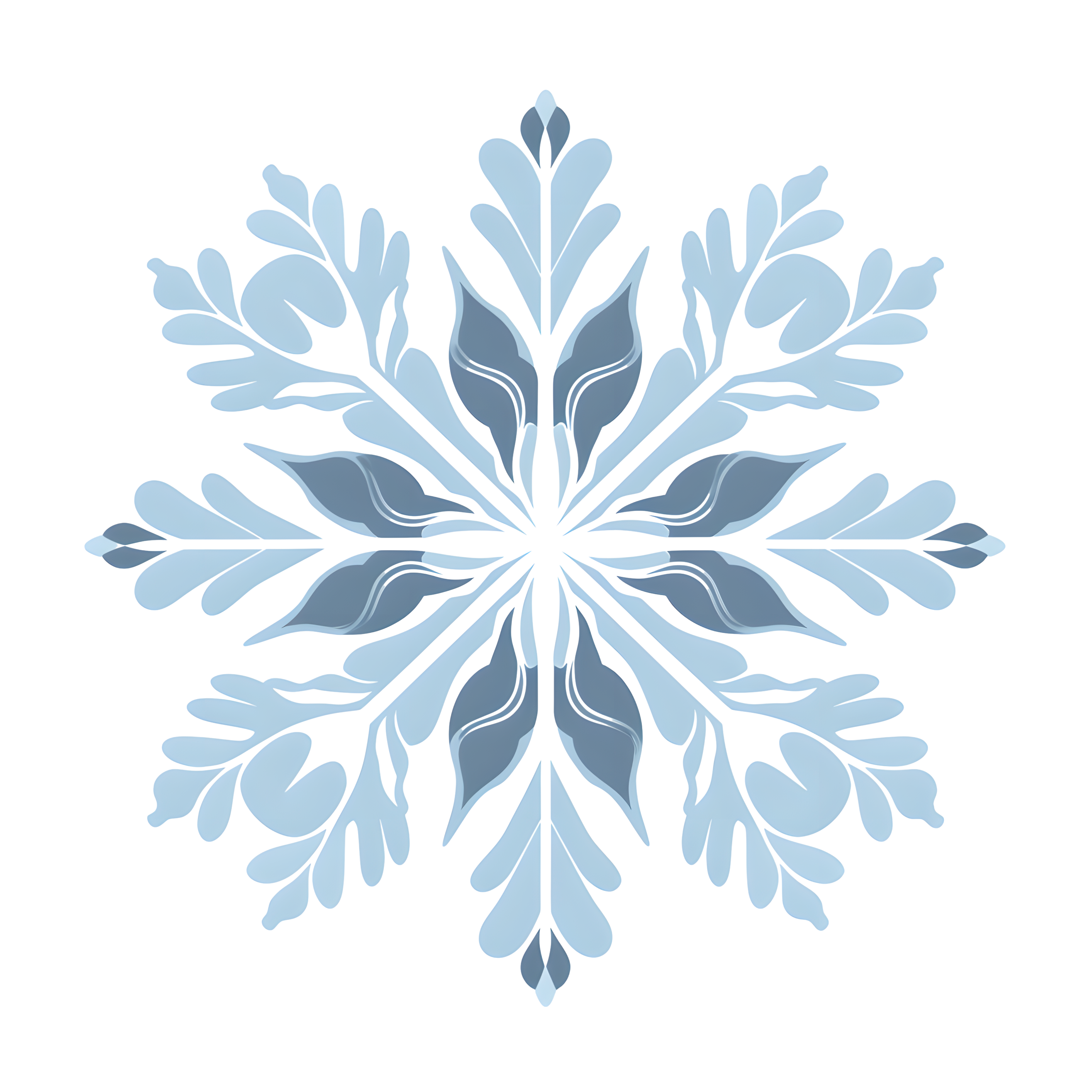 雪花矢量素材插画