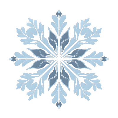 雪花矢量素材插画