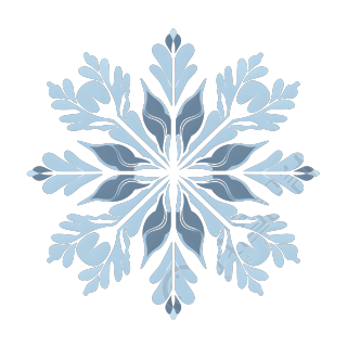 雪花矢量素材插画