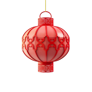 3D红灯笼高清图像素材