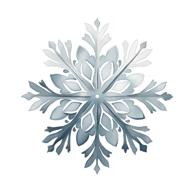 雪花矢量图素材