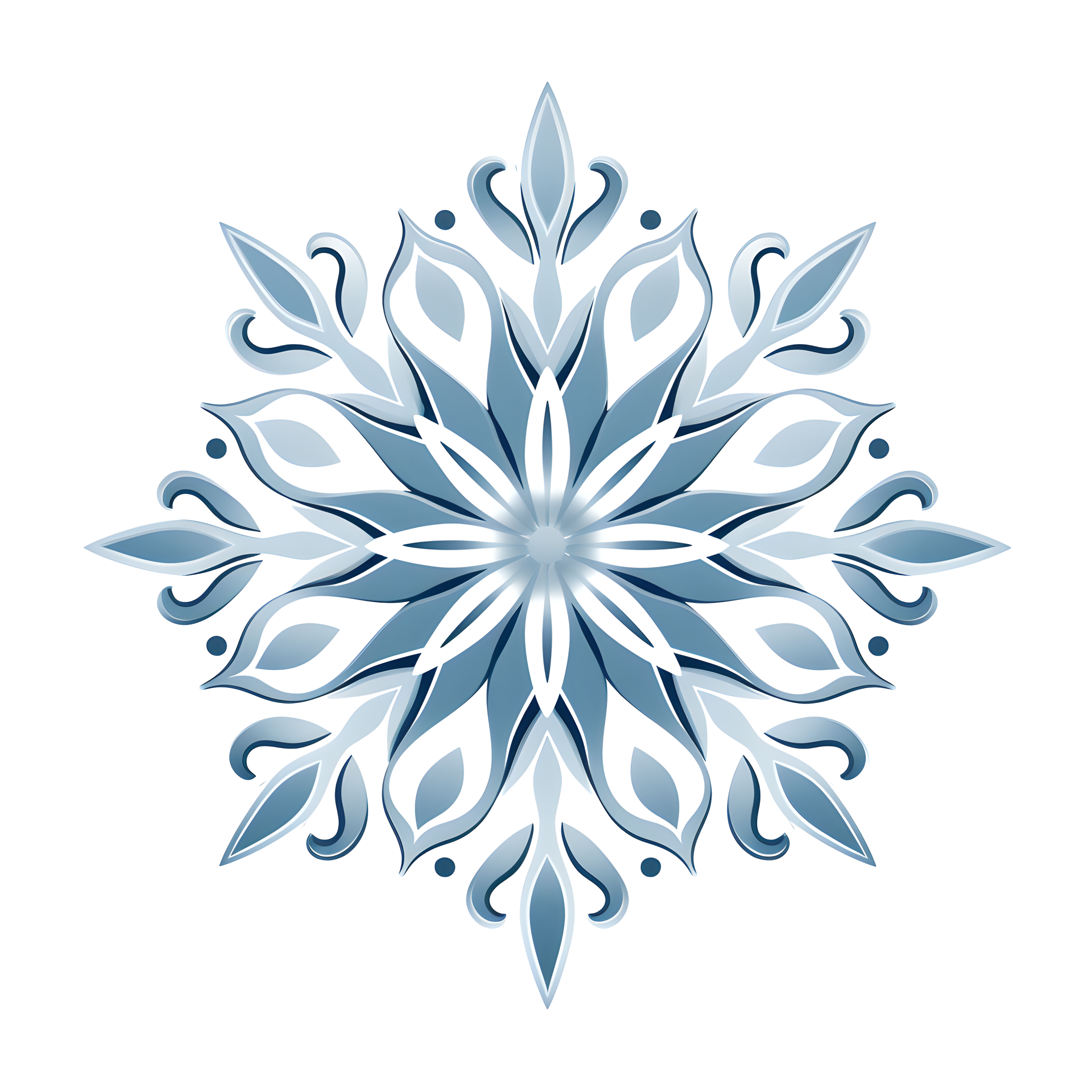 雪花商业设计元素