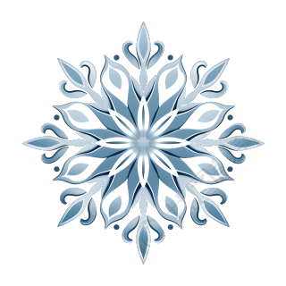 雪花商业设计元素