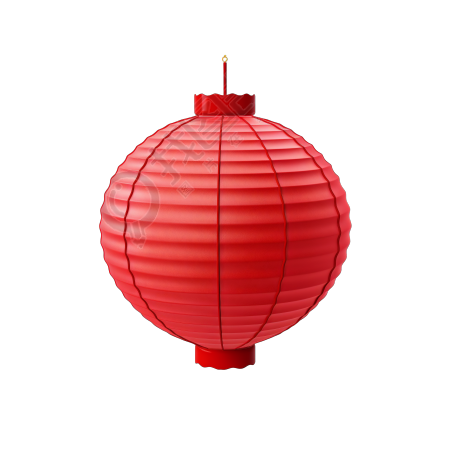 3D红灯笼商业用途插画设计