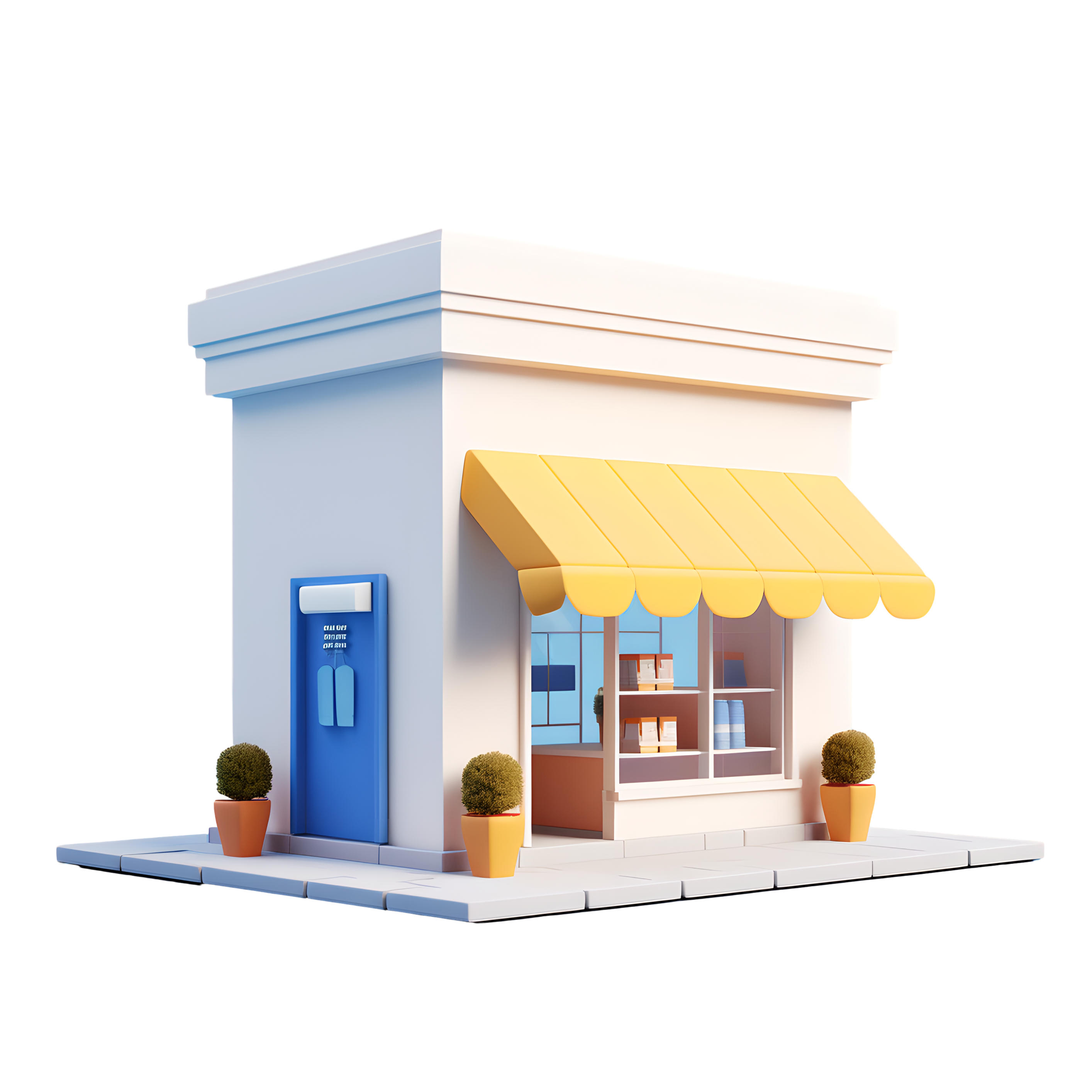 3D购物小店高清图形设计素材