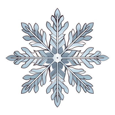 雪花商业设计元素