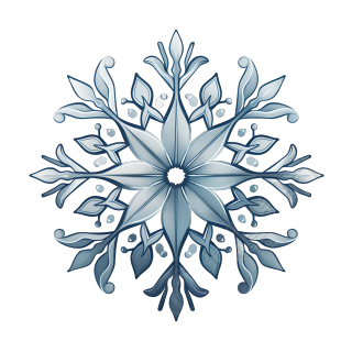 雪花简洁设计元素