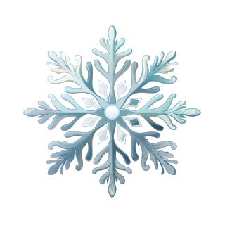 雪花矢量图素材